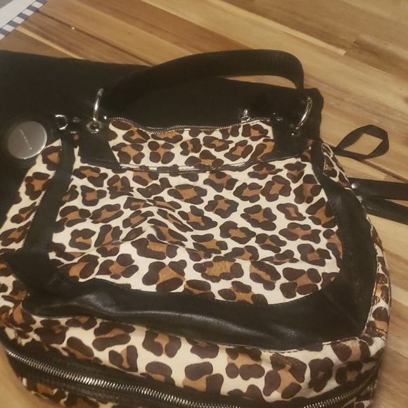 NWoT Karen Millen CalfHair and Leopard Bag - Picture 6 of 8